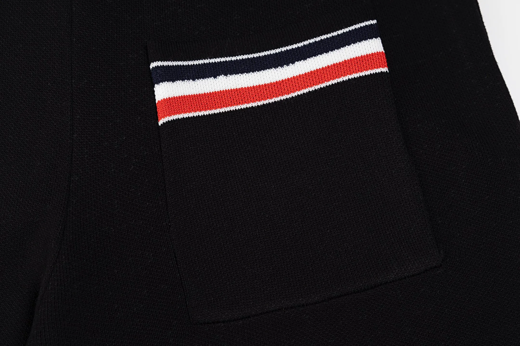 Thom Browne ➡️ ， Retro Same Style Versatile : Black Size：M-2XL